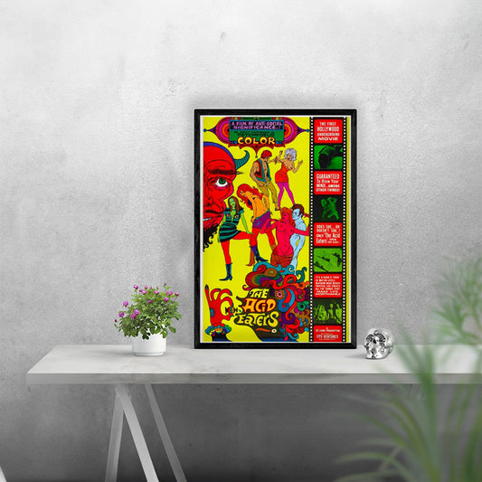 Vintage Movie The Acid Eaters Remastered Poster Print