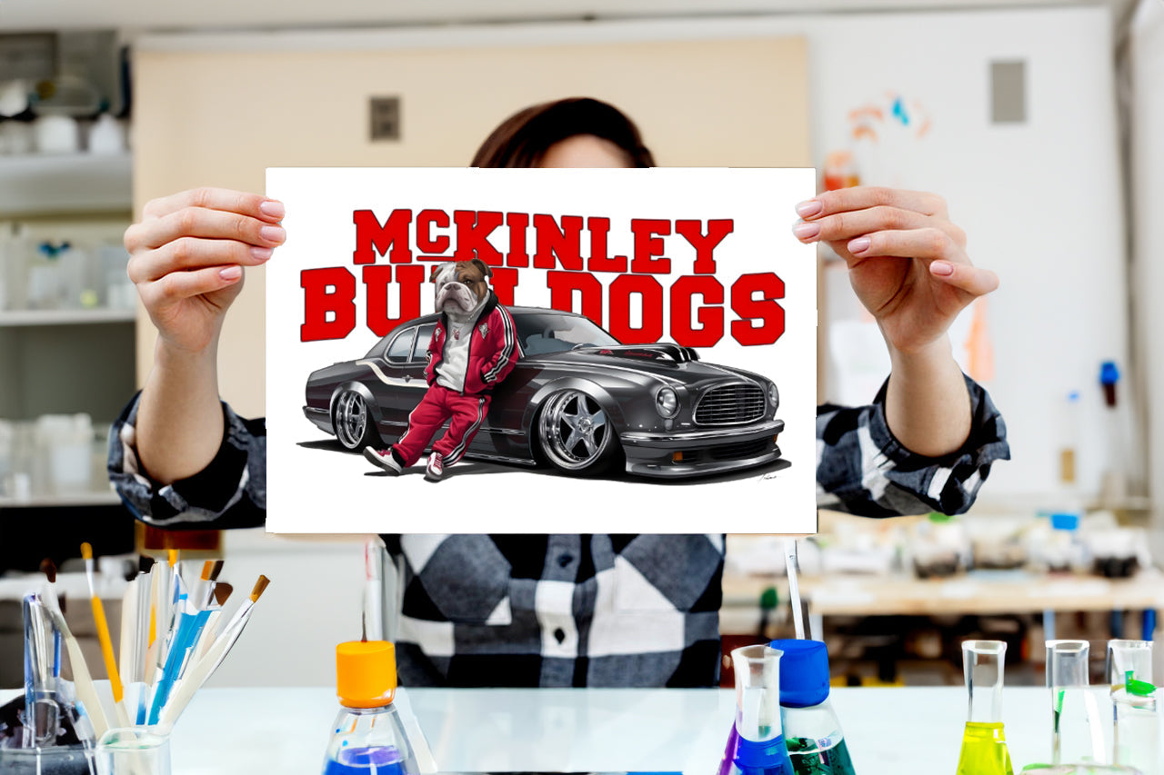 Schools McKinley Bulldogs G-Dog Poster Print