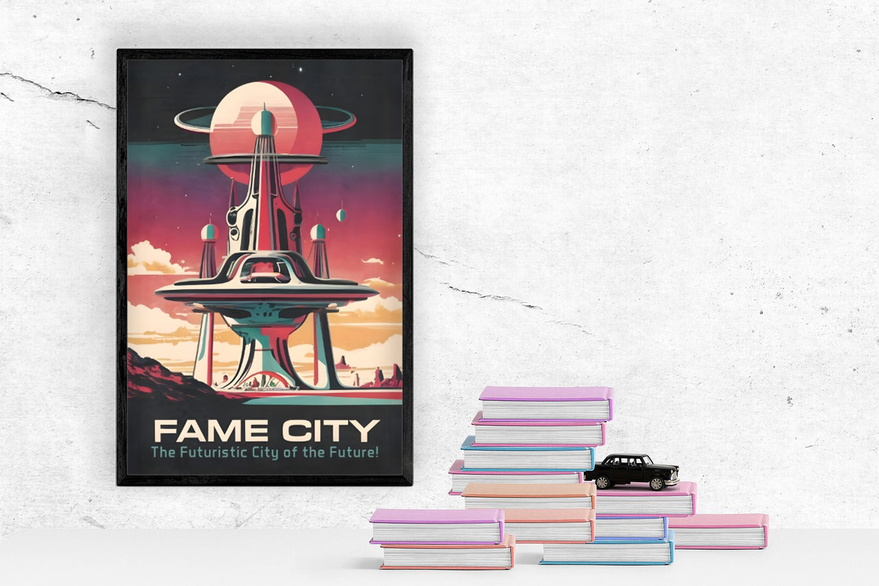 Local Fame City of the Future Poster Print