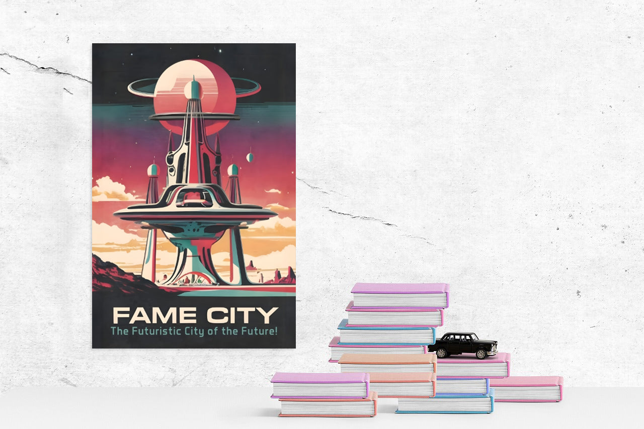 Local Fame City of the Future Poster Print