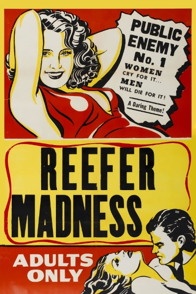 Vintage Movie Reefer Madness Remastered Poster Print