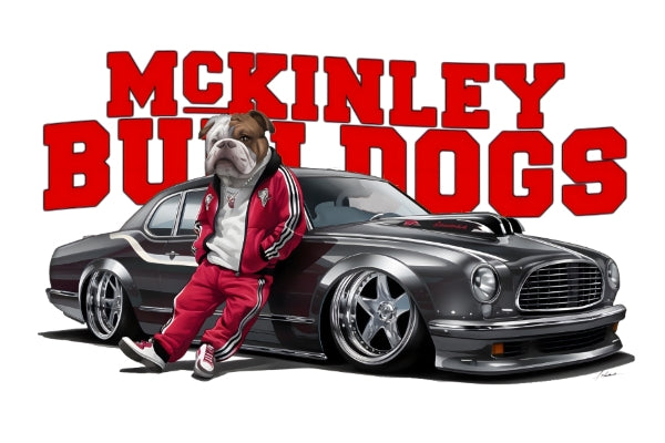 Schools McKinley Bulldogs G-Dog Poster Print