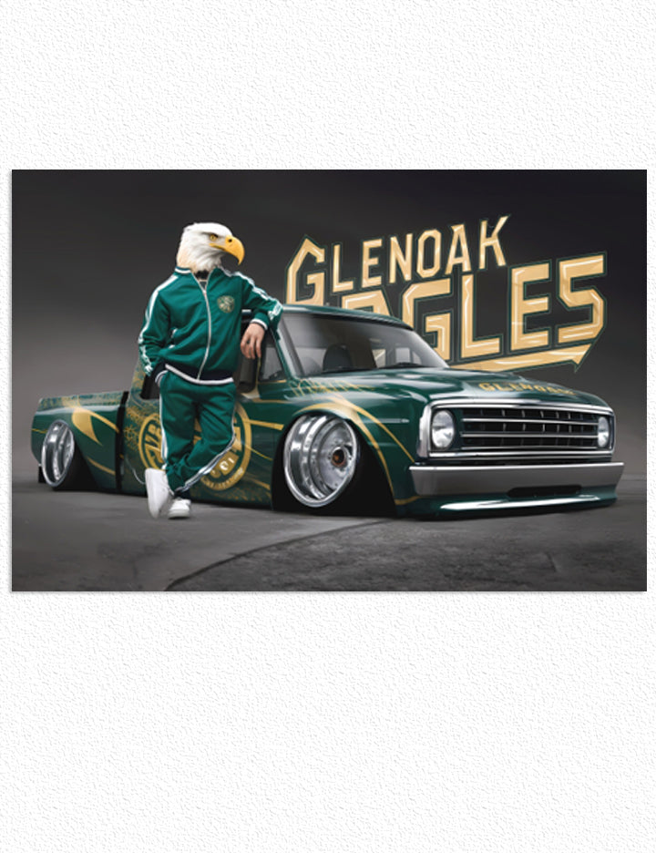 Schools GlenOak Eagles 2 Poster Print