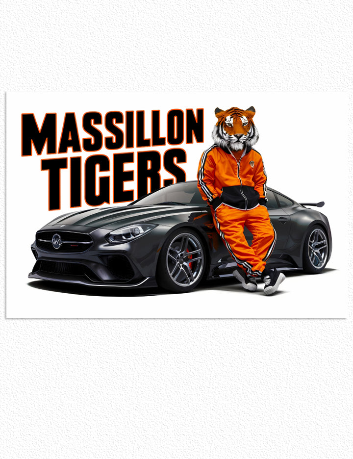 Schools Massillon Tigers 1 Poster Print