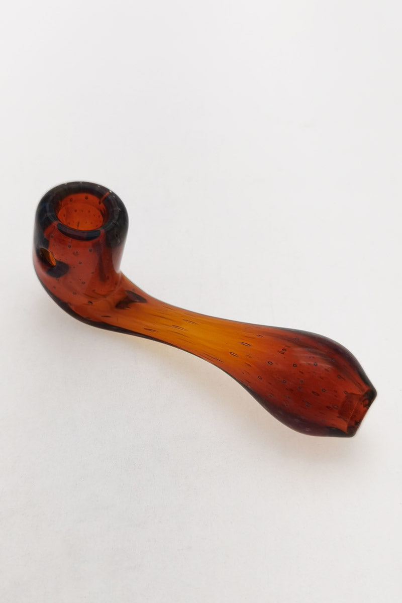 3.75" Sherlock Spoon Pipe (47g) Carb Hole: Left Side