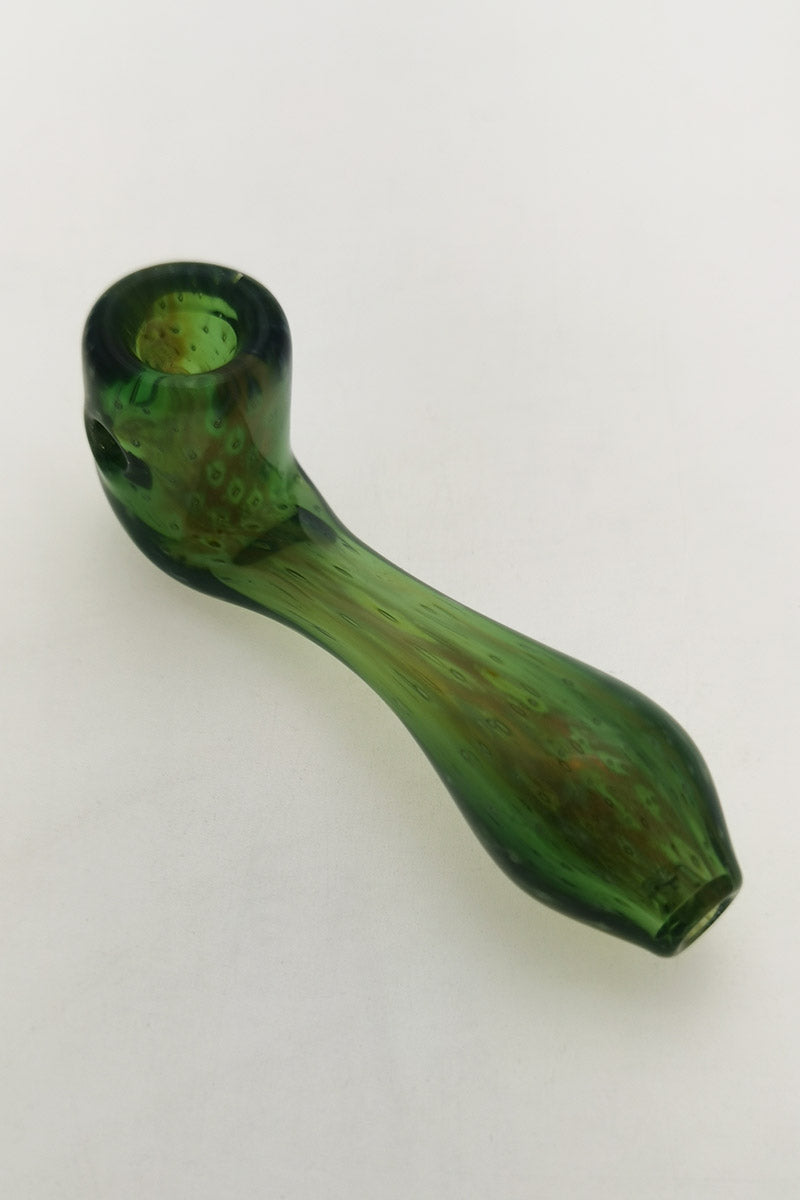 3.75" Sherlock Spoon Pipe (47g) Carb Hole: Left Side