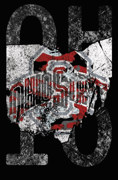 The OSU OH-IO on Black Shirt