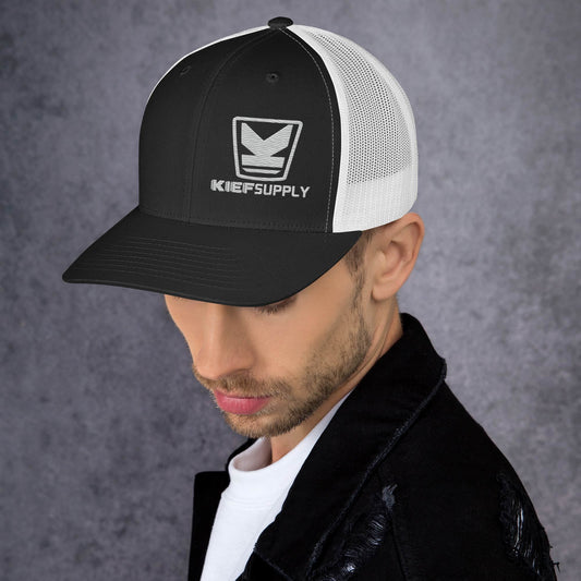 Kief Supply Co. Trucker Cap Black/White